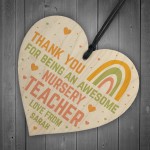 NURSERY TEACHER Gifts Personalised Thank You Gift For Teacher