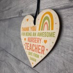 NURSERY TEACHER Gifts Personalised Thank You Gift For Teacher