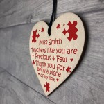 Teacher Gifts Poem Personalised Thank You Gift Leaving Plaque