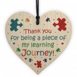 Teacher Heart Hanging Plaque Gifts Thank You Gifts for Assistant