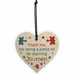 Teacher Heart Hanging Plaque Gifts Thank You Gifts for Assistant