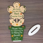 Best Teacher Gift Wooden Flower Thank You Gift For Teacher