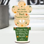 Best Teacher Gift Wooden Flower Thank You Gift For Teacher