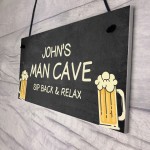 Personalised Man Cave Sign Funny Bar Sign Hanging Wall Door Sign