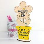 Thank You Gift For Childminder Wood Flower Friendship Gift