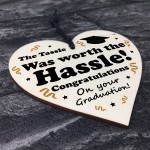 Graduation Gift For Daughter Son Congratulations Gift Wood Heart