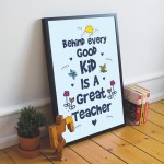 Teacher Print Framed Gift For Teacher Assistant Thank You Gift