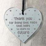 Thank You Gift For Teacher Assistant Handmade Engraved Heart