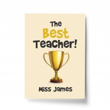 Best Teacher Print Personalised Gift For Teacher Leaving School