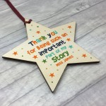 Handmade Teacher Gift Personalised Thank You Part Of My Story