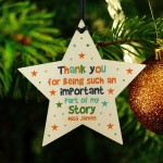 Handmade Teacher Gift Personalised Thank You Part Of My Story