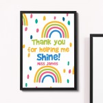 Cute Teacher Print Personalised Thank You Gift For Teacher 