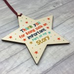 Thank You Gifts Wooden Star Plaque Thank You Gift For Leaving