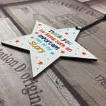 Thank You Gifts Wooden Star Plaque Thank You Gift For Leaving