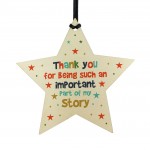 Thank You Gifts Wooden Star Plaque Thank You Gift For Leaving