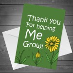 Thank You Card For Teacher Teaching Assistant Leaving School