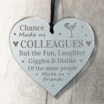 Colleague Thank You Gifts Chance Made Us Colleagues Friendship