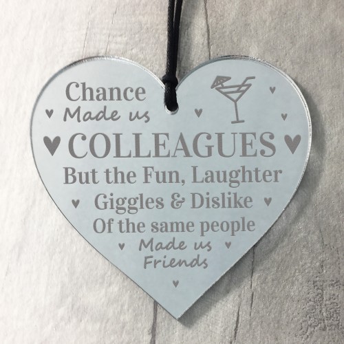Colleague Thank You Gifts Chance Made Us Colleagues Friendship