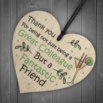 Colleagues Heart Plaque Hanging Sign Friendship Gift Friend