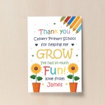 THANK YOU Gift For Nursery School Teacher Assistant Print