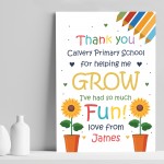 THANK YOU Gift For Nursery School Teacher Assistant Print
