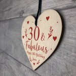 30th Birthday Gift For Mum Sister Auntie Personalised 30