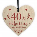 40th Birthday Gift For Mum Sister Auntie Personalised 40