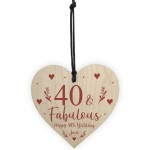 40th Birthday Gift For Mum Sister Auntie Personalised 40