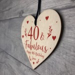 40th Birthday Gift For Mum Sister Auntie Personalised 40