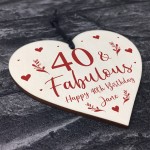 40th Birthday Gift For Mum Sister Auntie Personalised 40