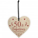 50th Birthday Gift For Mum Sister Auntie Personalised 50