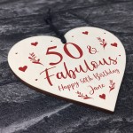 50th Birthday Gift For Mum Sister Auntie Personalised 50