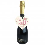 Personalised 50th Birthday Card Mum Sister Auntie Friend Heart