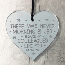 Leaving Gift For Colleague Mirror Acrylic Heart New Job Gifts