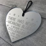 Leaving Gift For Colleague Mirror Acrylic Heart New Job Gifts