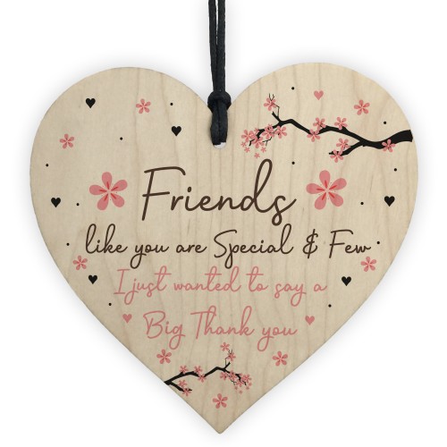 Friendship Gift Wood Heart Best Friend Gift Birthday Gift