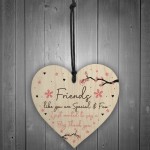 Friendship Gift Wood Heart Best Friend Gift Birthday Gift