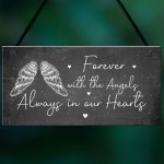 Always In Our Hearts Memorial Garden Plaque Shed Mum Nan Dad