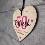 PERSONALISED 50th Birthday Gifts For Mum Nan Women Gift