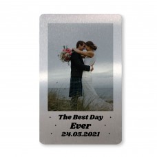 Wedding Anniversary Gift Personalised Wallet Insert Husband Wife