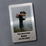 Wedding Anniversary Gift Personalised Wallet Insert Husband Wife