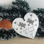Personalised Gift for Her Him Girlfriend Wife Heart Puzzle Gift