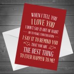 Anniversary Card For Boyfriend Girlfriend Husband Love Quote