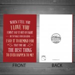 Anniversary Card For Boyfriend Girlfriend Husband Love Quote
