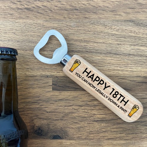 18th Birthday Bottle Opener Gifts For Son Brother Funny Birthday