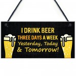 Funny Bar Sign Hanging Wall Sign Man Cave Plaque Gift For Men