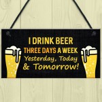 Funny Bar Sign Hanging Wall Sign Man Cave Plaque Gift For Men