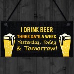 Funny Bar Sign Hanging Wall Sign Man Cave Plaque Gift For Men