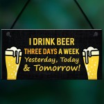 Funny Bar Sign Hanging Wall Sign Man Cave Plaque Gift For Men