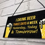 Funny Bar Sign Hanging Wall Sign Man Cave Plaque Gift For Men